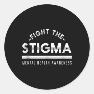 Anti - Stigma Mental Health Awareness Tank Top  Classic Round Sticker