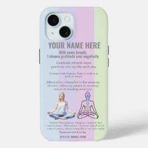 ANTI-Stress I CHOOSE GRATITUDE OVER NEGATIVITY iPhone 15 Case