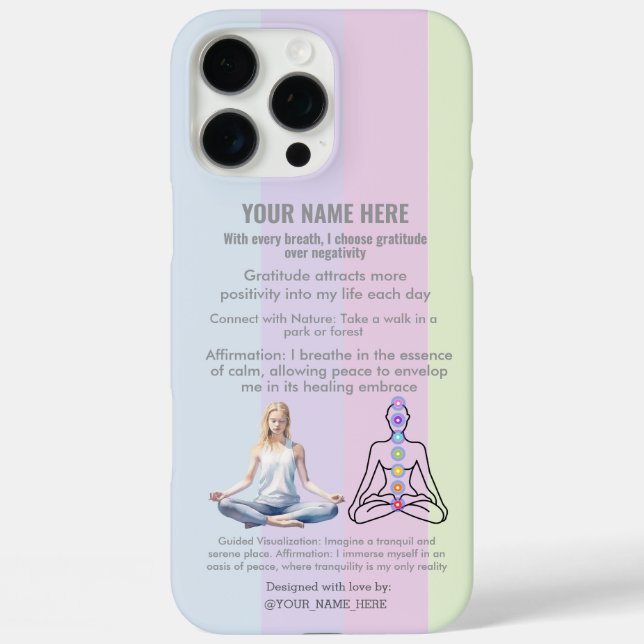 ANTI-Stress I CHOOSE GRATITUDE OVER NEGATIVITY Case-Mate iPhone Case (Back)