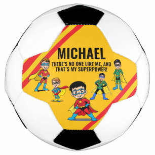 ANTI-STRESS KIDS HERO SUPERHERO POWER TEAM SOCCER BALL