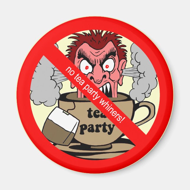 Anti tea party magnet (Front)