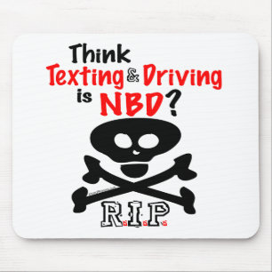 Anti-Texting While Driving Mouse Pad