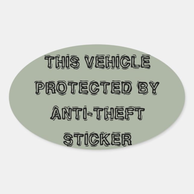 Anti-theft sticker (Front)