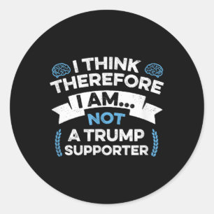 Anti Trump 2020 Shirts &amp; Gifts By Mek - I Classic Round Sticker