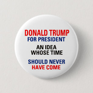 Anti-Trump 6 Cm Round Badge