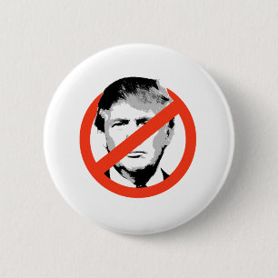 Anti-Trump 6 Cm Round Badge