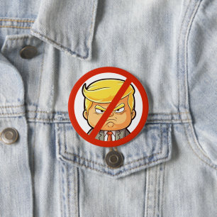 Anti-Trump 7.5 Cm Round Badge