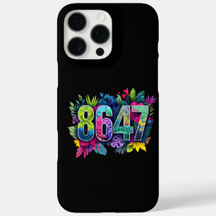 Anti Trump 8647 Floral Resist 86 47 Impeach Trump iPhone 16 Pro Max Case