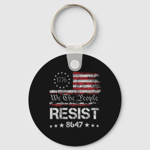 Anti Trump 8647 Resist Impeach Trump Impeach 47 86 Key Ring