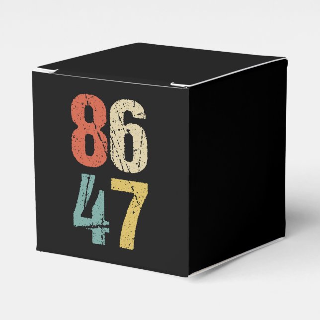 Anti-Trump - 86 47 I Favour Box (Front Side)