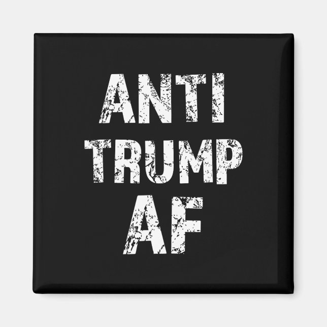 Anti Trump Af Funny Impeach Him President  Magnet (Front)