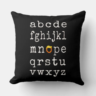 Anti-Trump Alphabet - Nope V Cushion