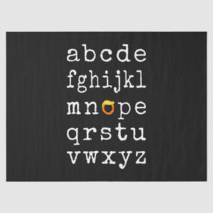 Anti-Trump Alphabet - Nope V Tissue Paper