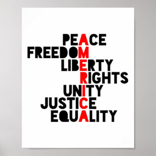 Anti-trump America Meaning1 Poster