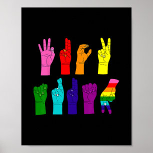 Anti-trump Asl Sign Language Lgbtq+ Protest