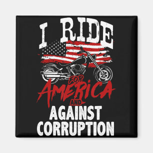 Anti Trump Biker Resist Against Corruption Protest Magnet