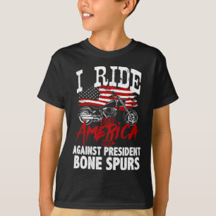 Anti Trump Biker Resist Against President Bone Spu T-Shirt