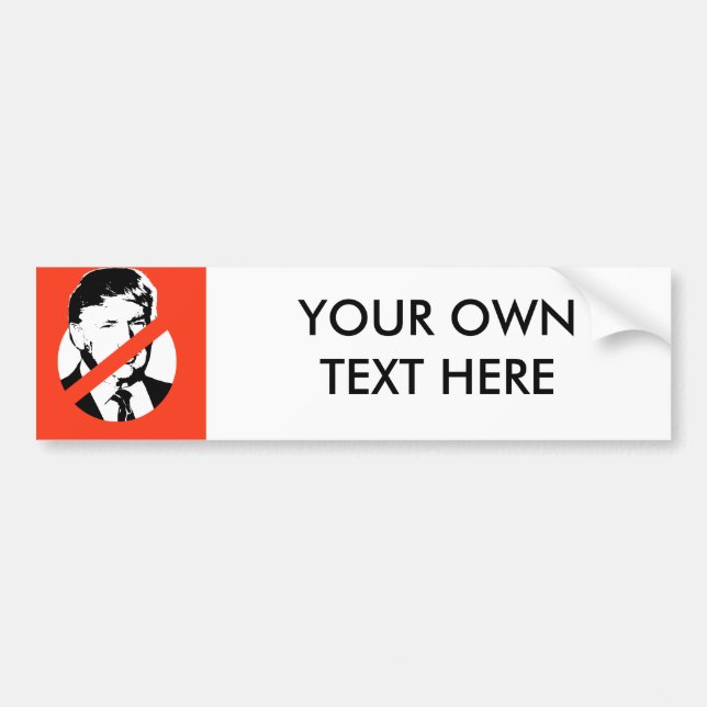 ANTI-TRUMP BUMPER STICKER (Front)