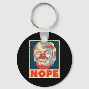 Anti Trump Clown Vintage Retro Impeach No Donald  Key Ring