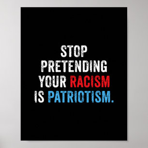 Anti Trump Co Uni-adults Anti-racism Poster