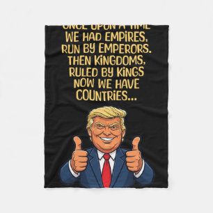 Anti Trump Empire Political Humour For Activists A Fleece Blanket