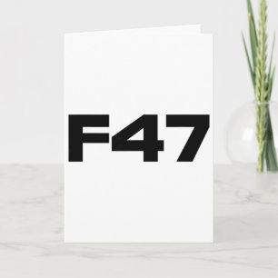 Anti Trump F47 Collection Bold Resist Project 2025 Card