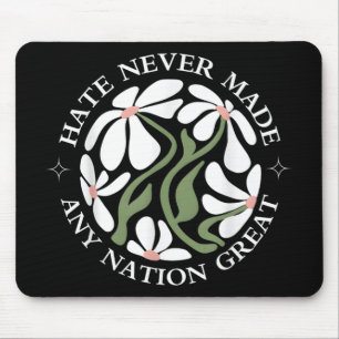 Anti Trump Floral Butterflies Democrat President L Mouse Pad