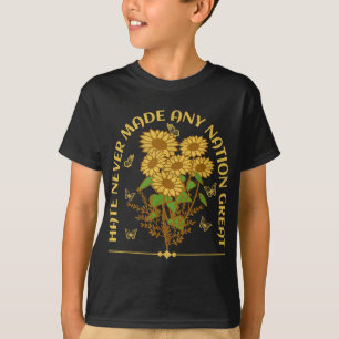 Anti Trump Floral Democrat President Liberal Sunfl T-Shirt
