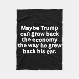 Anti-trump Funny Sarcastic Political Humour Satire Fleece Blanket