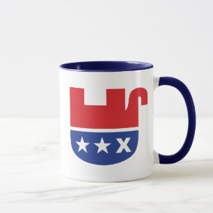 Anti Trump GOP Republican Dead Elephant Mug
