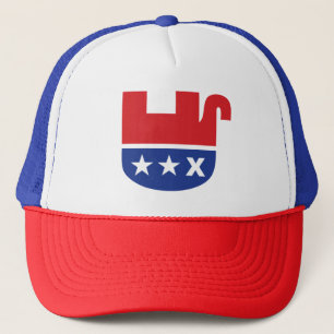 Anti Trump GOP Republican Dead Elephant Trucker Hat
