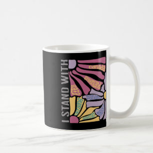 Anti Trump I Stand With Canada Greenland Justice D Coffee Mug