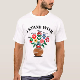 Anti Trump I Stand With Canada Mexico Greenland Uk T-Shirt