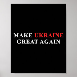 Anti Trump Impeach Trump Make Ukraine Great Again  Poster