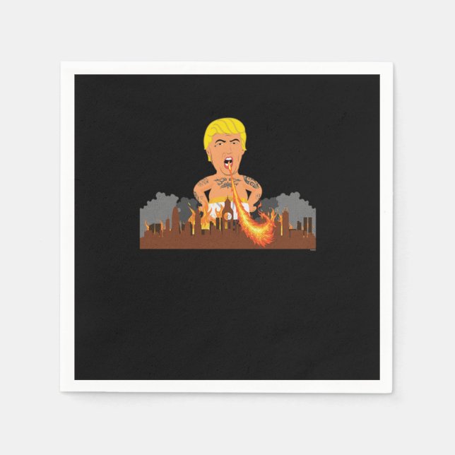 Anti Trump Liberty Political Communism Activist Im Napkin (Front)