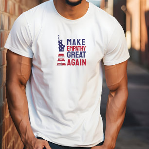 Anti-Trump merch protest flag blue red T-Shirt