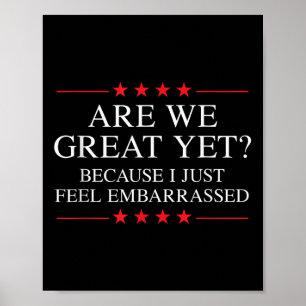 Anti Trump Merchandise For Liberals & Poster