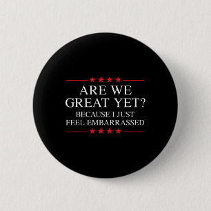 Anti Trump Merchandise For Liberals And Progressiv 6 Cm Round Badge
