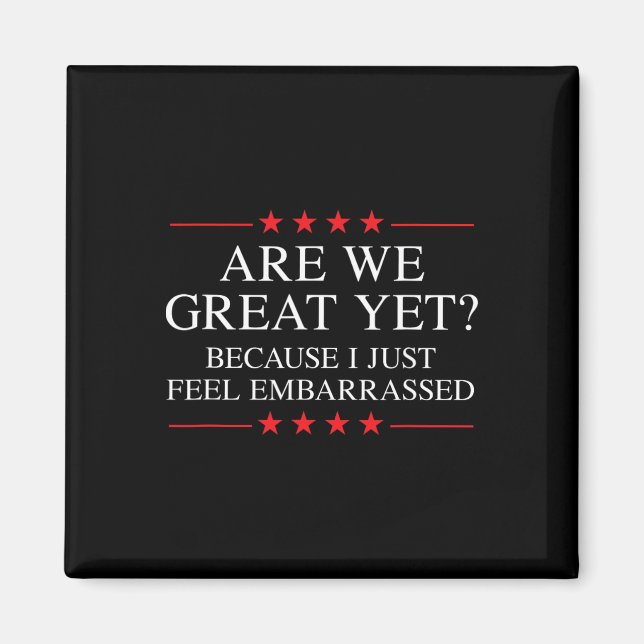 Anti Trump Merchandise For Liberals And Progressiv Magnet (Front)