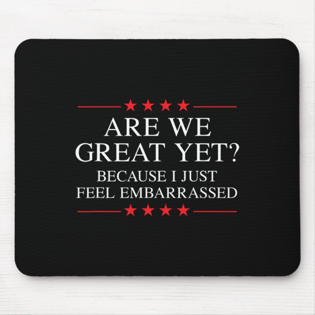 Anti Trump Merchandise For Liberals And Progressiv Mouse Pad (Front)