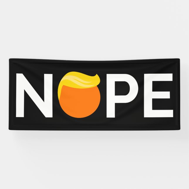 Anti-Trump - Nope Edition Banner (Horizontal)