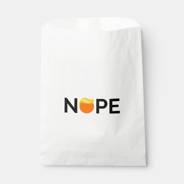 Anti-Trump - Nope Edition Favour Bags (Front)