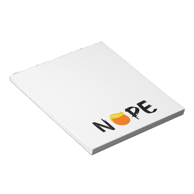 Anti-Trump - Nope Edition II Notepad (Angled)
