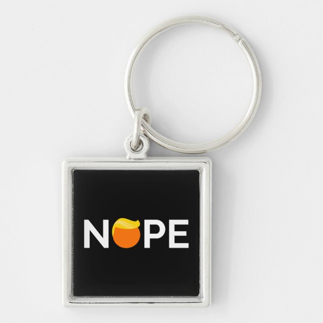 Anti-Trump - Nope Edition Key Ring (Front)