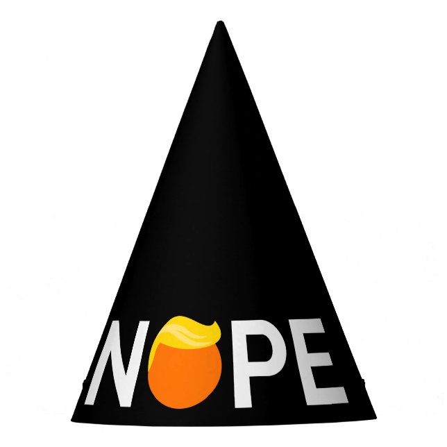 Anti-Trump - Nope Edition Party Hat (Front)
