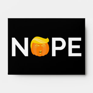Anti-Trump - Nope Halloween Edition I Envelope