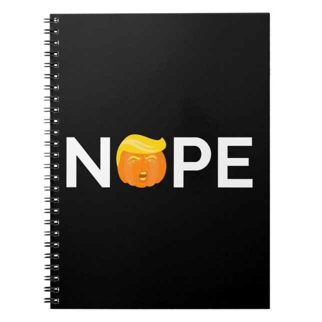 Anti-Trump - Nope Halloween Edition I Notebook (Front)