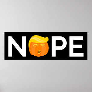 Anti-Trump - Nope Halloween Edition I Poster