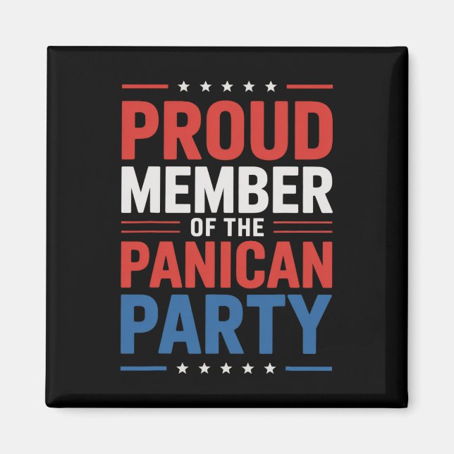 Anti Trump Panican Party  Magnet (Front)