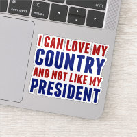 Anti Trump Patriotic Not My President Laptop